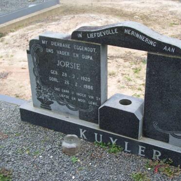 KUYLER Jorsie 1920-1986