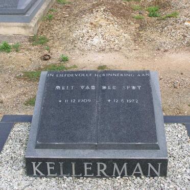 KELLERMAN Melt Van Der Spuy 1909-1972