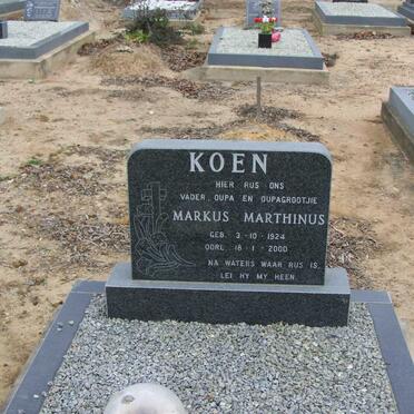 KOEN Markus Marthinus 1924-2000