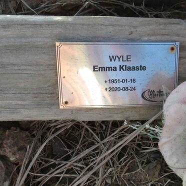KLAASTE Emma 1951-2020