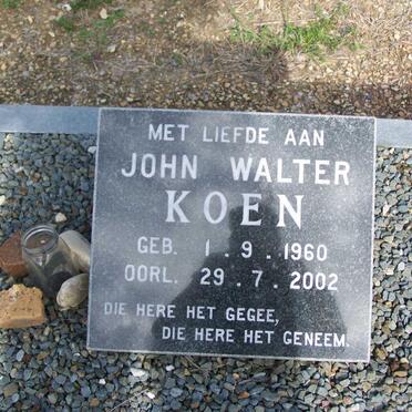 KOEN John Walter 1960-2002