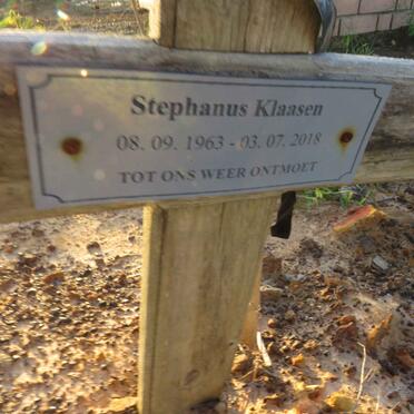 KLAASEN Stephanus 1963-2018