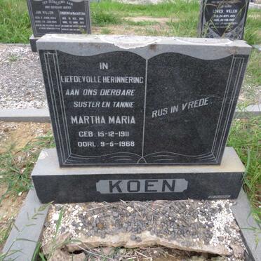 KOEN Martha Maria 1911-1968