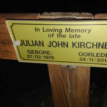 KIRCHNER Julian John 1978-2013