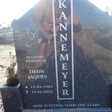 KANNEMEYER Deon Jaques 1965-2022
