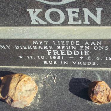 KOEN Freddie 1951-1978