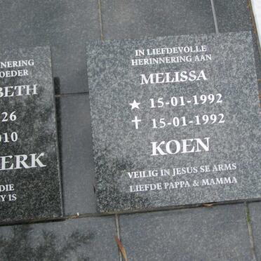 KOEN Mellissa 1992-1992