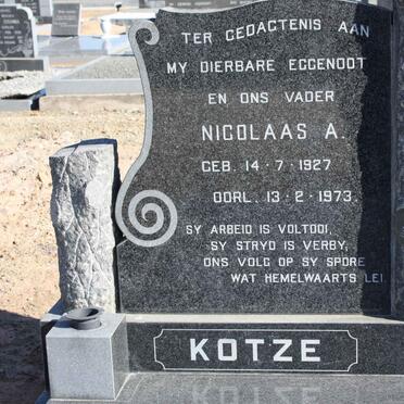 KOTZE Nicolaas A. 1927-1973