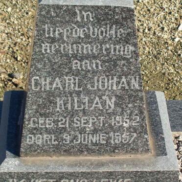 KILIAN Charl Johan 1952-1957