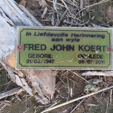 KOERT Fred John 1947-2011