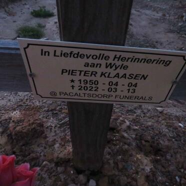 KLAASEN Pieter 1950-2022