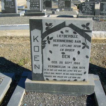 KOEN Ben 1955-1970