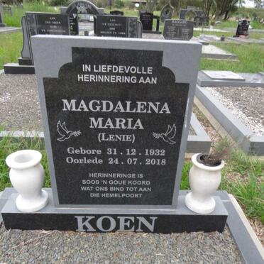 KOEN Magdalena Maria 1932-2018