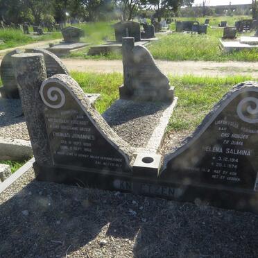 KNOETZEN Thomas Johannes 1899-1962 & Helena Salmina 1914-1974