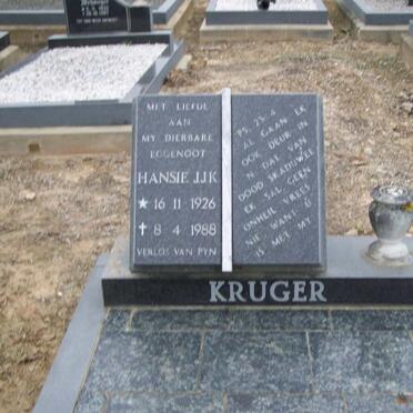 KRUGER  J.J.K. 1926-1988