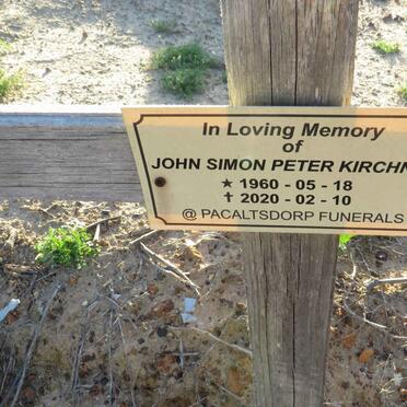 KIRCHNER John Simon Peter 1960-2020