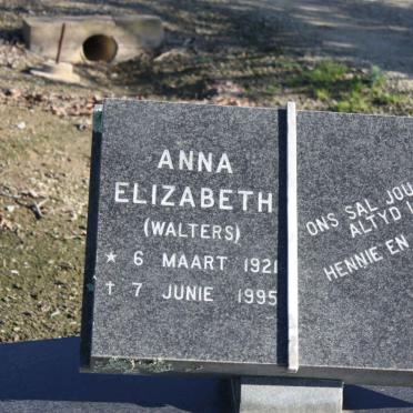 KILIAN Japie 1916-1974 &amp; Anna Elizabeth WALTERS 1921-1995 