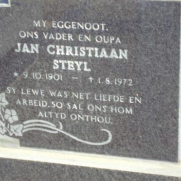 KAPP Christiaan Steyl 1901-1972 &amp; Sarah BARNARD 1907-1990