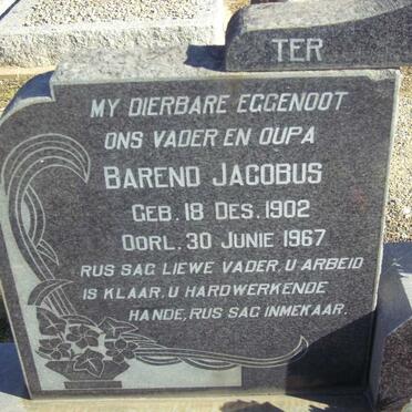 KOEN Barend Jacobus 1902-1967