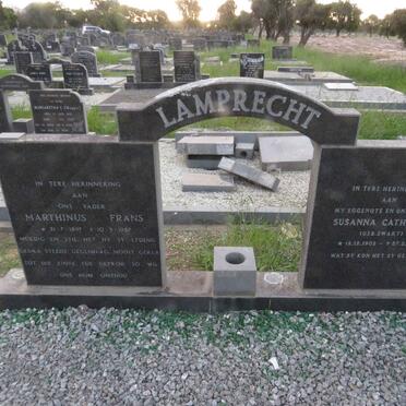 LAMPRECHT Marthinus Frans 1897-1987 &amp; Susanna Catharina SWART 1902-1974