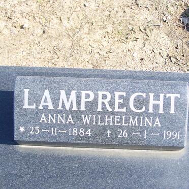LAMPRECHT Anna Wilhelmina 1884-1991
