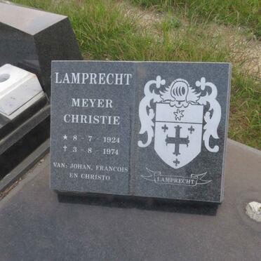 LAMPRECHT Meyer Christie 1924-1974