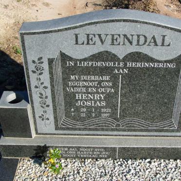LEVENDAL  Henry Josias 1921-1997