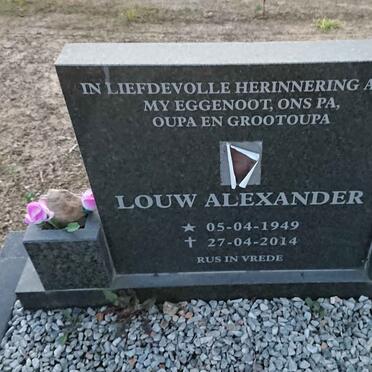 LOUW Alexander 1949-2014
