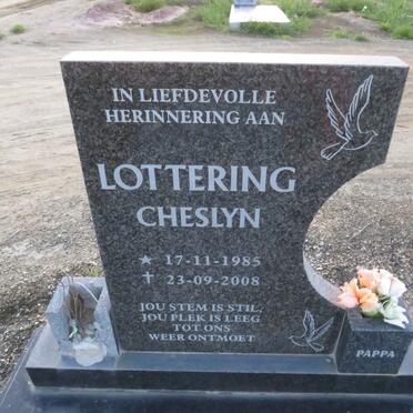 LOTTERING Cheslyn 1985-2008