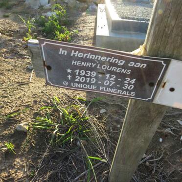 LOURENS Henry 1939-2019