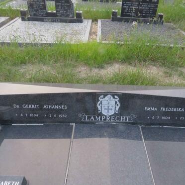 LAMPRECHT Gerrit Johannes 1894-1982 & Emma Frederika Sophia 1904-1983 :: RICHTER Maxie Elizabeth nee LAMPRECHT 1928-2018 _1