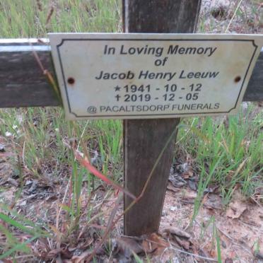 LEEUW Jacob Henry 1941-2019
