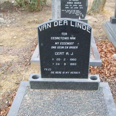 LINDE Gert A.J., van der 1960-1983