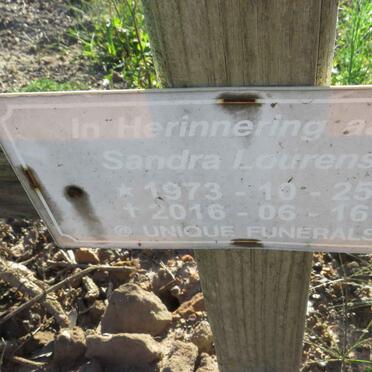 LOURENS Sandra 1973-2016