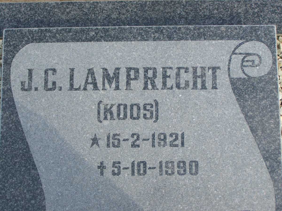 LAMPRECHT J.C. 1921-1990