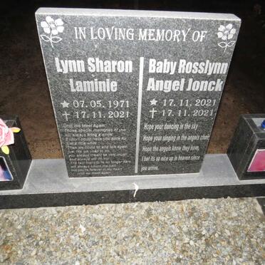 LAMINIE Lynn Sharon 1971-2021 :: JONCK Baby Rosslynn Angel 2021-2021