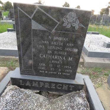 LAMPRECHT Catharina M. 1954-1973