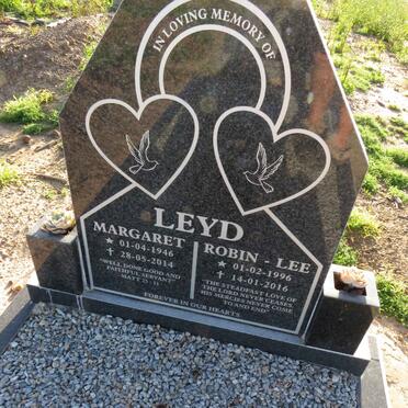 LEYD Margaret 1946-2014 :: LEYD Robin-Lee 1996-2016