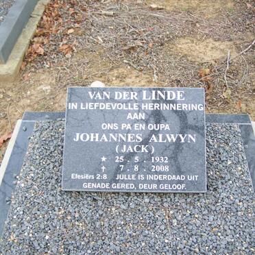 LINDE Johannes Alwyn, van der 1932-2008