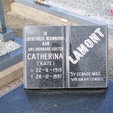 LAMONT Catherina 1919-1997