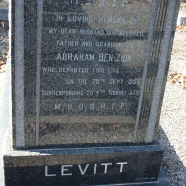 LEVITT Abraham Ben-Zion -1957