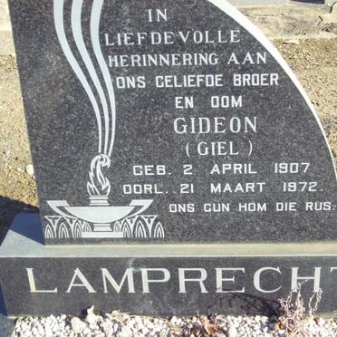 LAMPRECHT Gideon 1907-1972