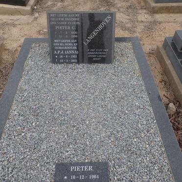 LANGENHOVEN Pieter G. 1930-1998 & A.P.J. 1931-2021 :: LANGENHOVEN Pieter 1964-2021 _1
