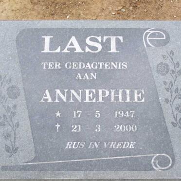 LAST Annephie 1947-2000
