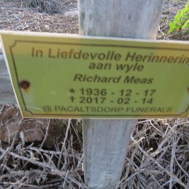 MEAS Richard 1936-2017