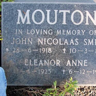 MOUTON John Nicolaas Smit 1918-1981 &amp; Eleanor Anne 1925-1985