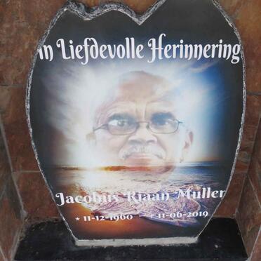 MULLER Jacobus Riaan 1960-2019