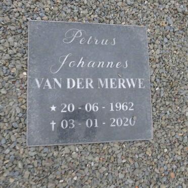 MERWE Petrus Johannes, van der 1962-2020