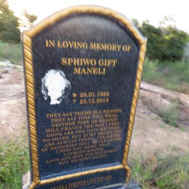 MANELI Sphiwo Gift 1982-2018