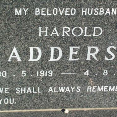 MADDERSON Harold 1919-1991